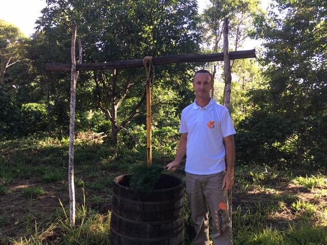 Rogério Lemke, supervisor da fazenda Camocim: "É uma maneira de trabalhar em conformidade com a natureza""